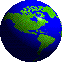 Spinning world Globe